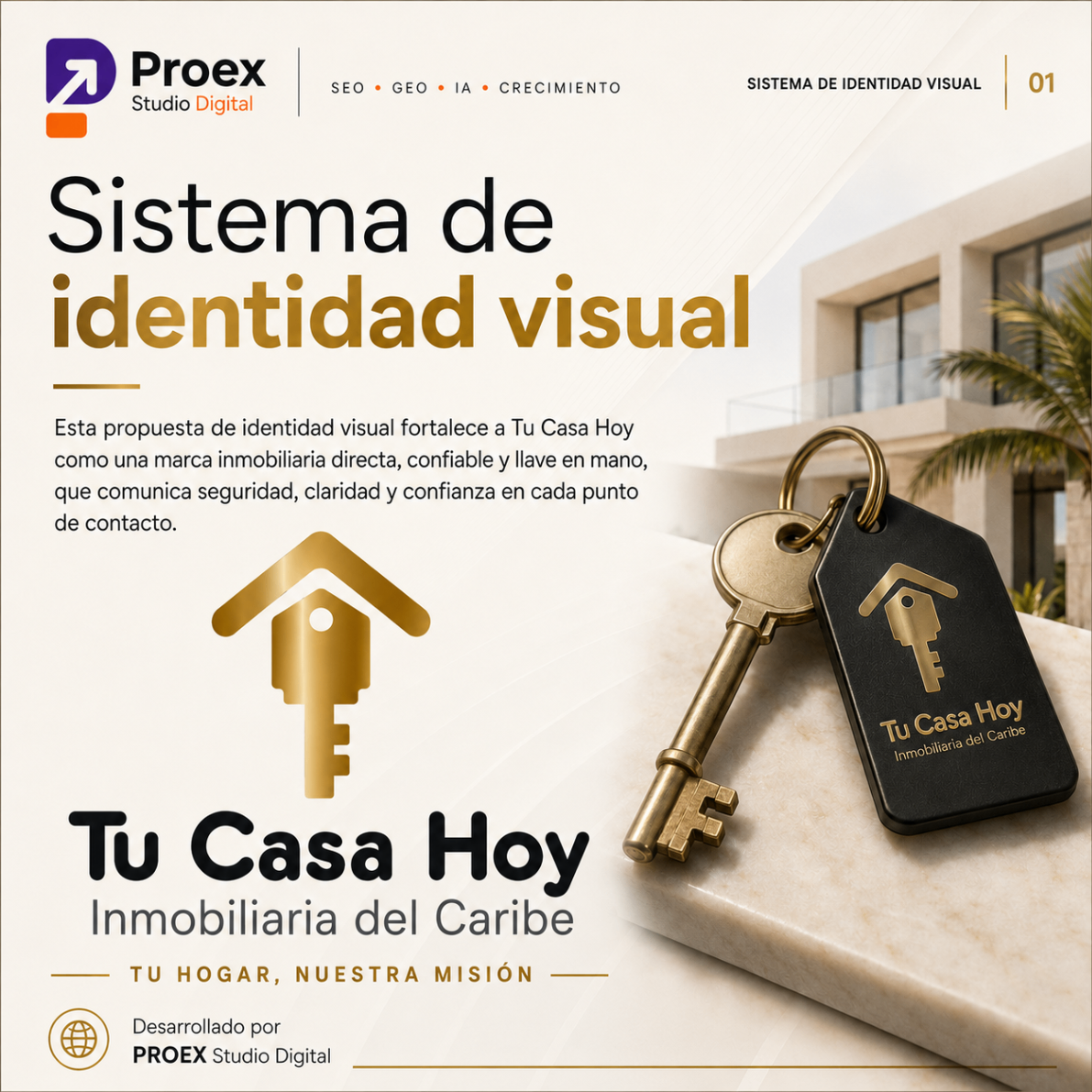 Sistema de identidad visual de Tu Casa Hoy